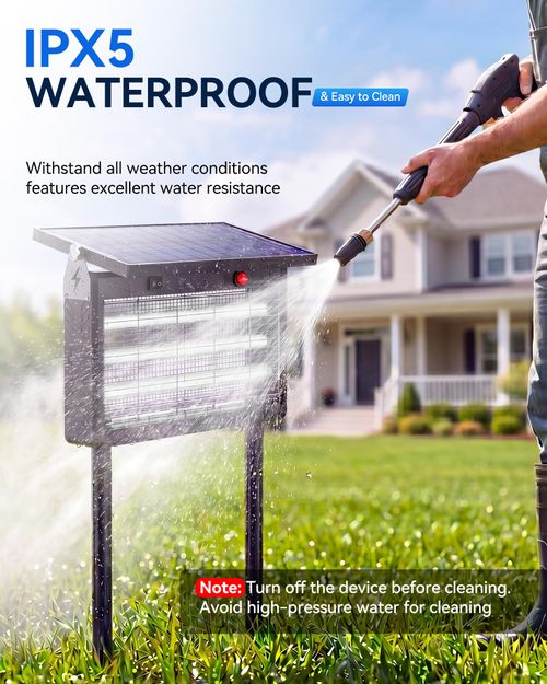 🔥Hot Seller🔥 COD！Cross-Border Solar Mosquito Killers: Wholesale of Waterproof, Plug-in Fly Killers for Orchards, Bed-and-Breakfasts, Gardens, and Outdoor Spaces