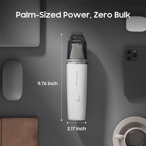 🔥Hot Seller🔥 COD！Mini Compact Portable Car Vacuum Cleaner: Dual-Use for Home and Car, High-Powered, Wireless Charging, Handheld, Powerful Suction