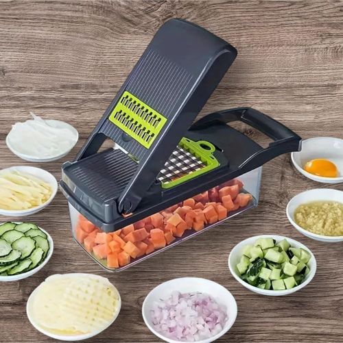 🔥HOT SALE🔥 COD！AHA Lifestyles16-in-1 Vegetable Chopper Slicer, Veggie Chopper, Food Chopper, Vegetable Cutter & Spiralizer - Kitchen Gadget Makes Slicing and Prepping Quick and Easy Meal Prep Tool