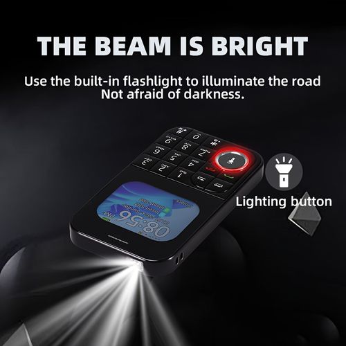 v9 Mini Phone with 2G Network, Quad-Core Processor, Dual SIM Slots, Front Camera, Ideal for Daily Basic Needs, Travel Companion, Simple Design, High Reliability, 2025 New Model Functional Mini Phone