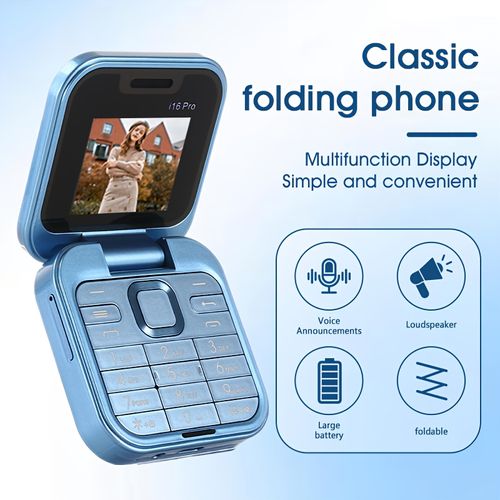 i16pro Mini Flip Phone