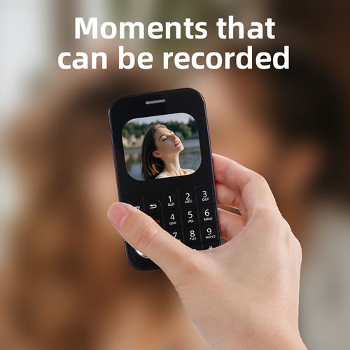 v9 Mini Phone with 2G Network, Quad-Core Processor, Dual SIM Slots, Front Camera, Ideal for Daily Basic Needs, Travel Companion, Simple Design, High Reliability, 2025 New Model Functional Mini Phone