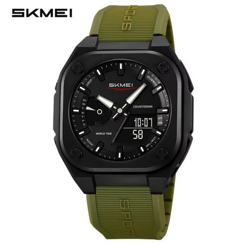 Men's Dual Time Display Outdoor Sport Watch