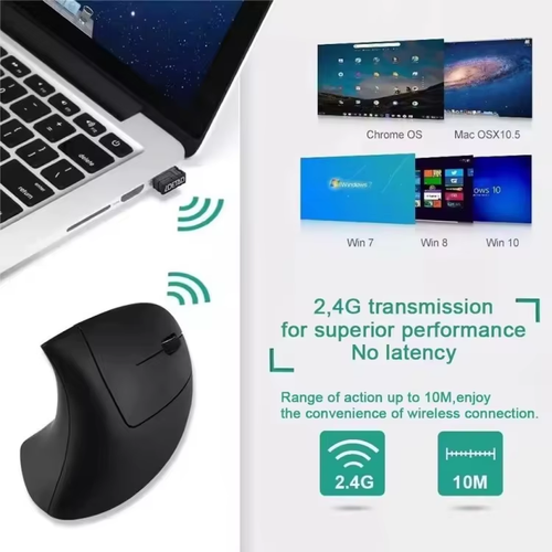 Vertical Mouse Ergonomic 2.4GHz Wireless  Mice