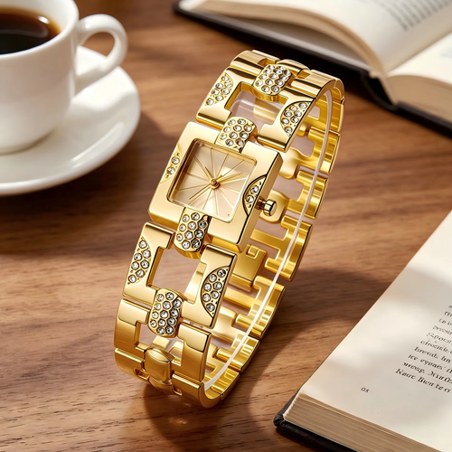 Women's  Square Diamond Bracelet Watch