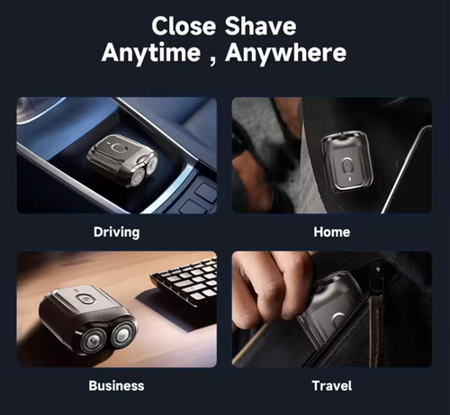 Mini Dual-Head Electric Shaver