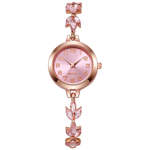 Luxury and Minimalist Women's Leaf Bracelet Watch