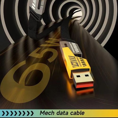 65W Mobile Phone Data Cable Fast Charge Line (Type-C)