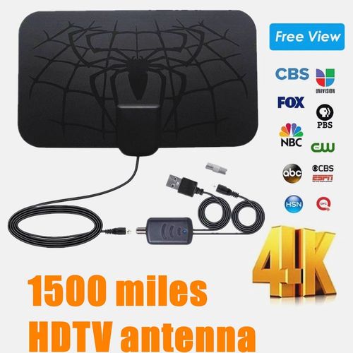 HDTV cable antenna 4K  (5G chip, can be used worldwide)