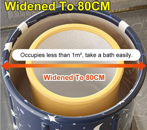 Heated Folding Bathtub for Home Use