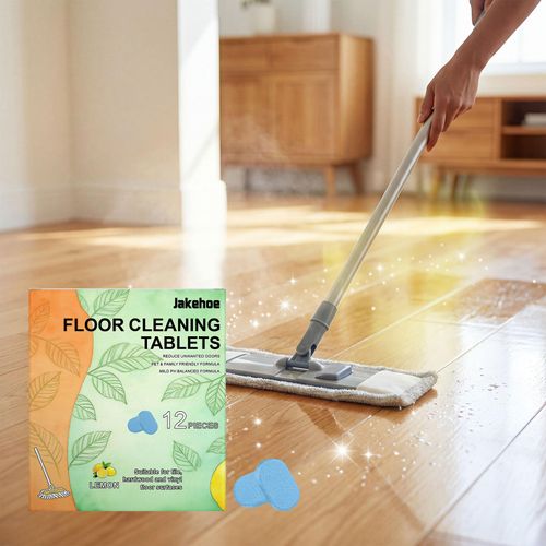 (12 pieces per bag)Floor Cleaning Tablets: Effervescent Tablets for Cleaning Tiles, Removing Stains, Eliminating Odors, and Restoring Shine
