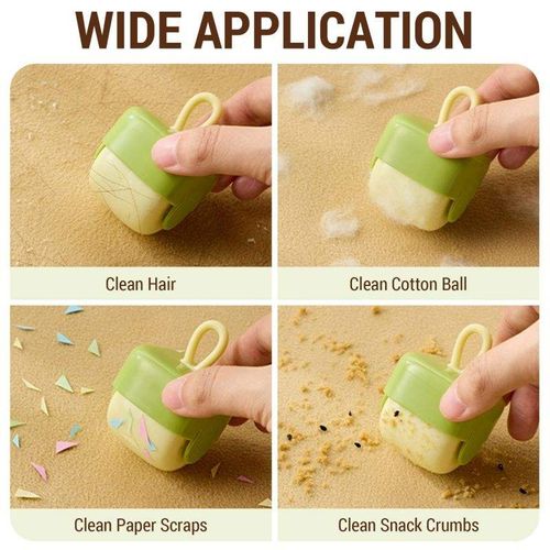 (2PCS 1SET)Portable Luxury Cartoon Washable Reusable Lint Roller for Pet Hair and Dust Removal