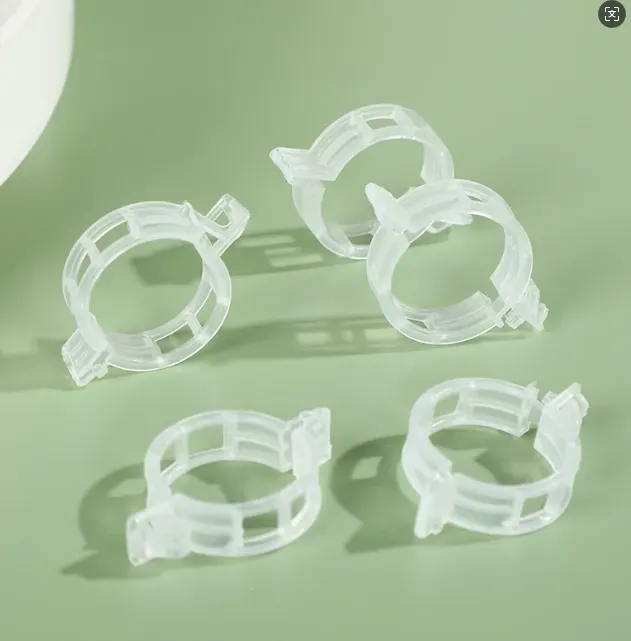 (100PCS 1SET)Wholesale Large Transparent Plastic Greenhouse for Tomato Graft Clip Green Inventory for Plant Agriculture Hydroponic Use