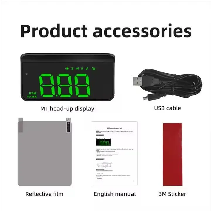 Head Up Display (HUD) for Cars, Trucks, and Motorcycles. Odometer, Mileage, and Accessories.