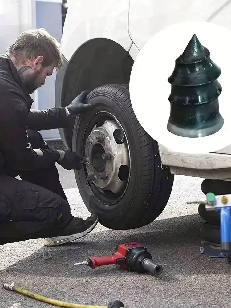 (100PCS 1SET)Vacuum Tyre Repair Nail Tire Puncture Screws Motorcycle Fitting Set Tubeless Wheel Repairs Punctures Kit for Car