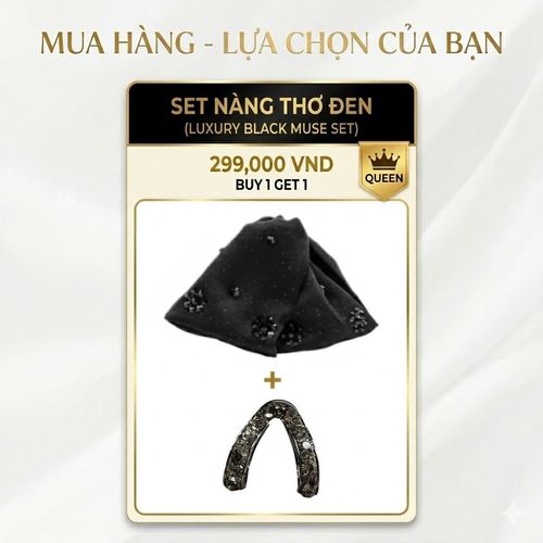 Tỏa Sáng Khí Chất Nữ Hoàng - Combo Phụ Kiện Tóc Đính Đá Cao Cấp