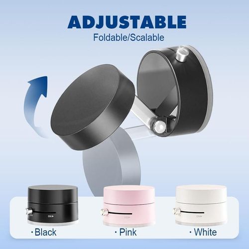 Foldable magnetic phone holder, double-sided rotating holder, portable phone holder with strong stability.