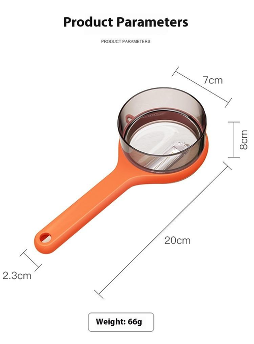 Multi-Functional Stainless Steel Fruit Vegetable Peeler Stock Storage Type Knife for Peeling Melons Splash-Proof Artifact Fruit