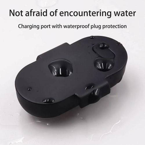A set of 4 LED strobe lights, 8-color USB rechargeable waterproof RGB lights, suitable for car interior ambient lighting, motorcycle taillights, and rear and front warning lights for various vehicles.