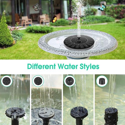 Aquarium Floating Solar Fountain Pool Pond Waterfall Fountain Garden Water Pump Patio Decorative Garden