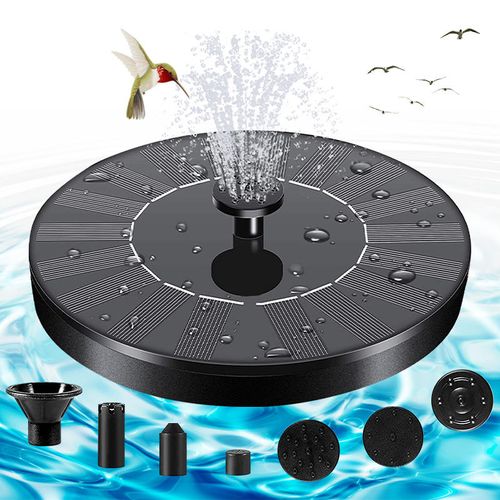 Aquarium Floating Solar Fountain Pool Pond Waterfall Fountain Garden Water Pump Patio Decorative Garden