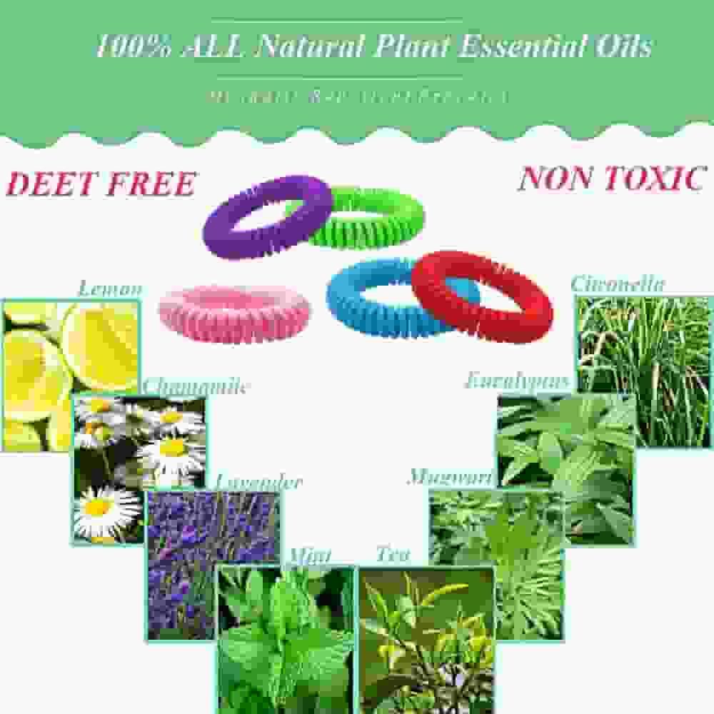 Natural Mosquito Repellent Bracelets