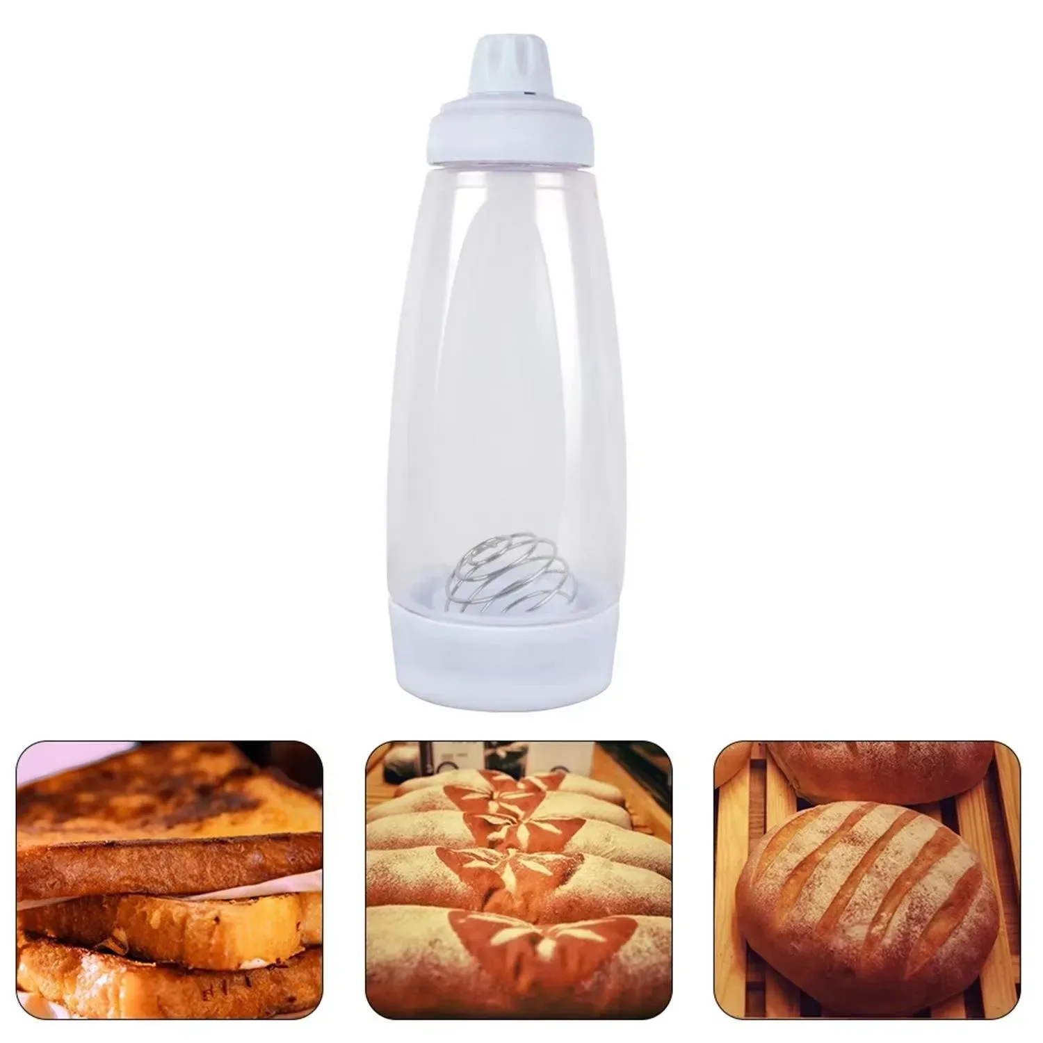 High Quality Home Kitchen Plastic Batter Mixing Bottle Cream and Pancake Dispenser with Scale