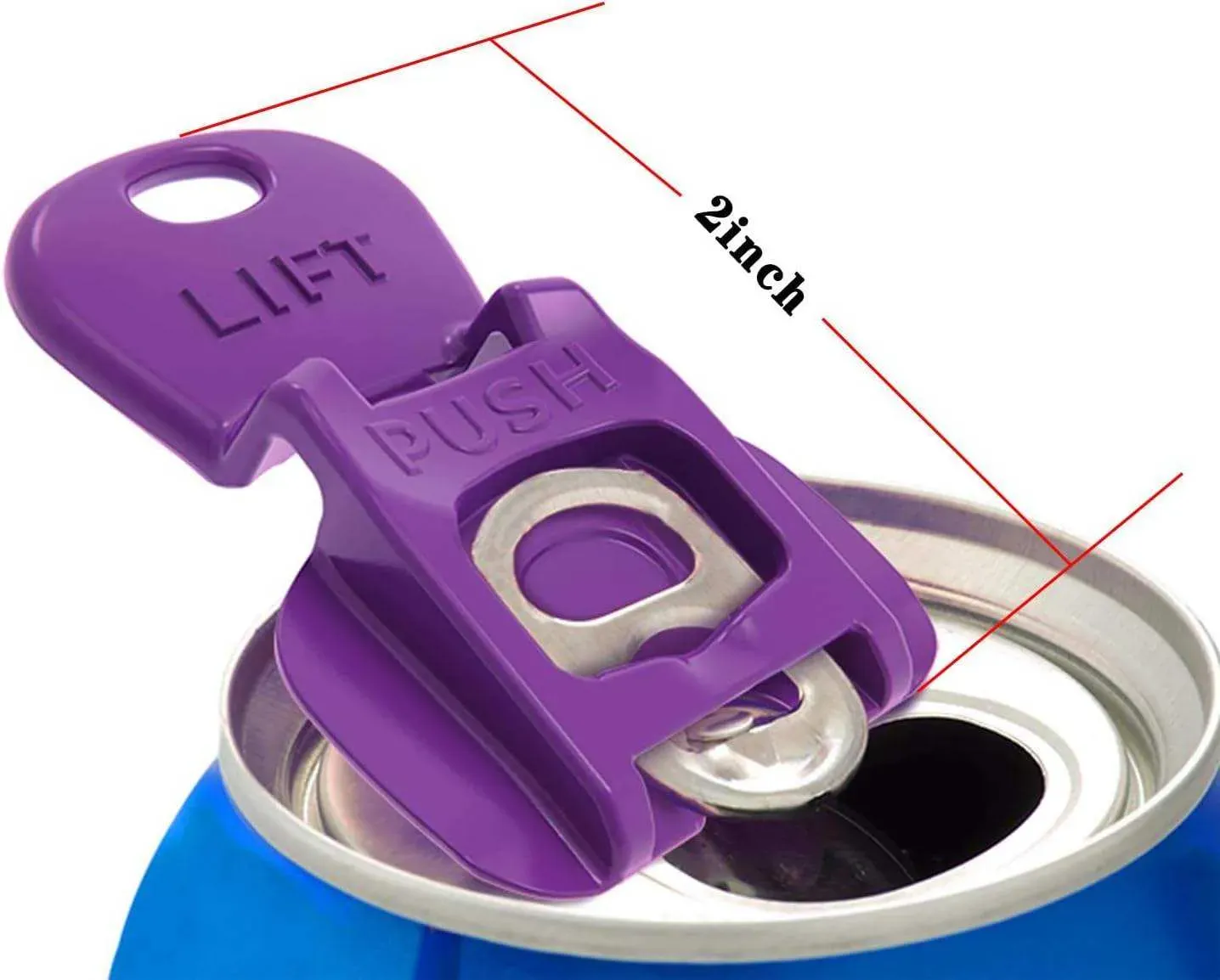 （12pcs 1set）Plastic multi-functional flat easy manual pull-tab opener, modern style beverage can protective cap, leak-proof, suitable for soft drinks and beer.
