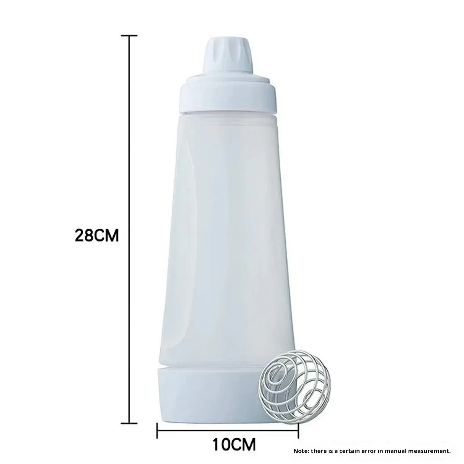 High Quality Home Kitchen Plastic Batter Mixing Bottle Cream and Pancake Dispenser with Scale