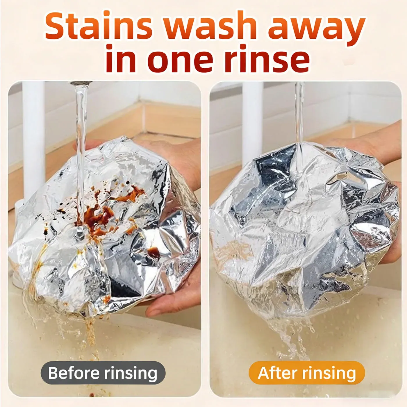 (50pcs 1set)Reusable Aluminum Foil Food Covers, Thermal Insulation Tin Foil Wraps for Dishes Bowls Pots