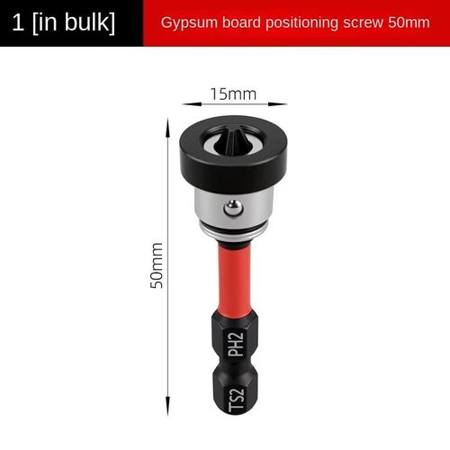（5pcs 1set）Professional-grade drywall screw drill bit, hex shank, Ph2 drywall screw installer, drywall drill bit tool.