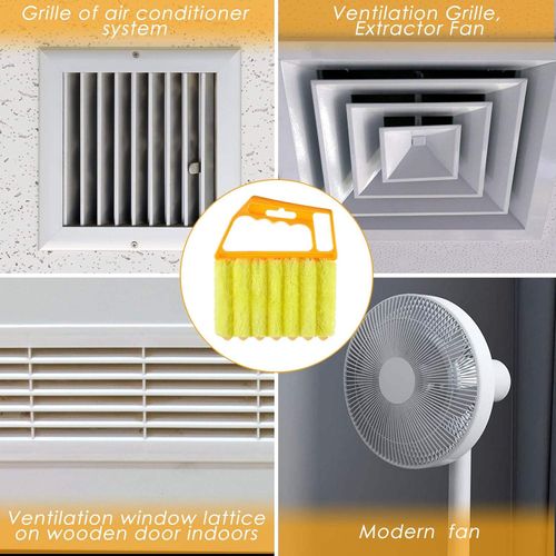 Handheld Plastic Window Venetian Blind Cleaner Duster Tool Shutter Brush for Blinds Air Conditioner Vent Keyboard Cleaning