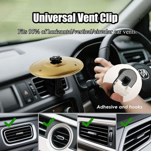 Car Crash Cymbal, Car Cymbal Air Vent, Car Drum Cymbal Air Vent, Make Your Driving More Fun, Easy Installation And Rugged, Suitable For All Types Of Vehicles