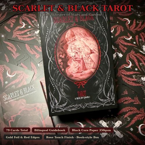 Scarlet & Black Tarot Deck