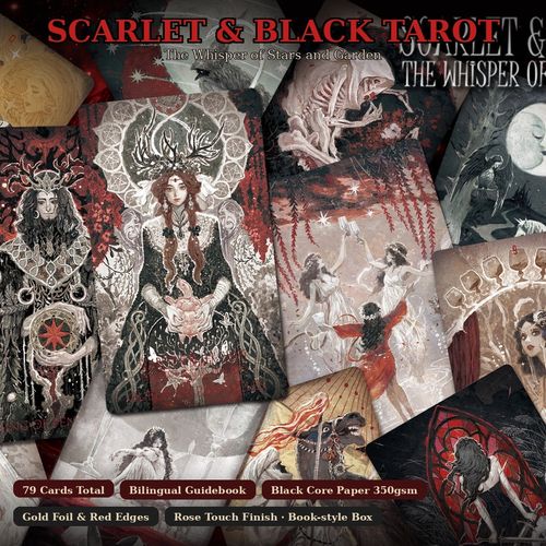 Scarlet & Black Tarot Deck