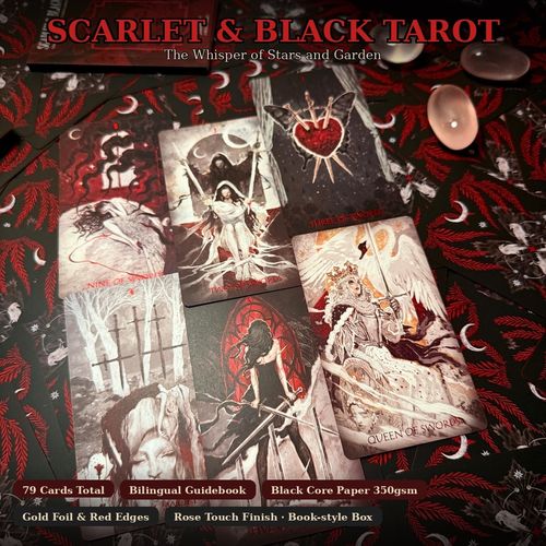 Scarlet & Black Tarot Deck