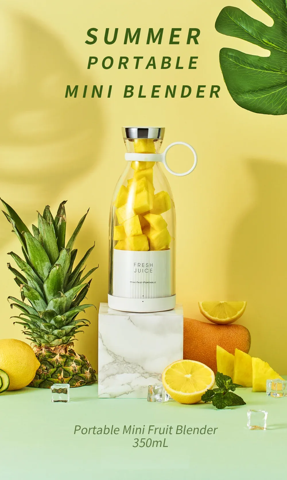 Private Label Portable Blender Usb Mixer Electric Travel Juicer Machine Licuadora Portatil Smoothie Blender