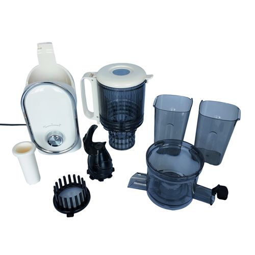Slow Juicer with No-Mesh Filter - 50 RPM, 65dB & Easy Disassembly
