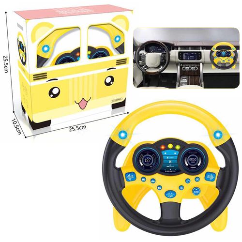 electric simulation steering wheel toy