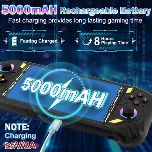 RG56PRO Retro Video Game Console Portable Console with 5.5 Inches IPS Screen 128G