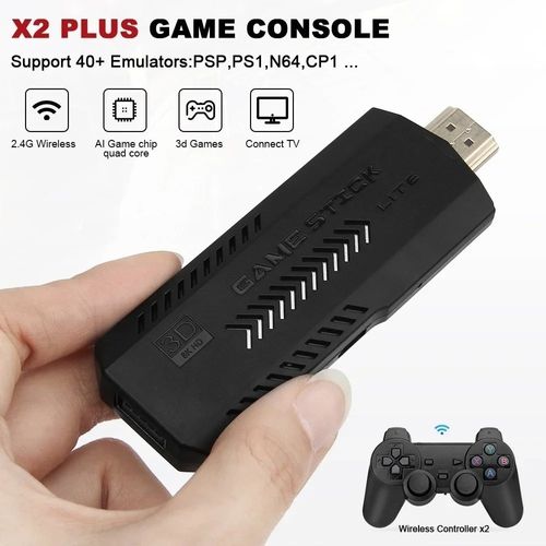 M10 X2 Plus Console 2.4G Dual Wireless Controller Game Stick 4K Retro Video Game Sticks