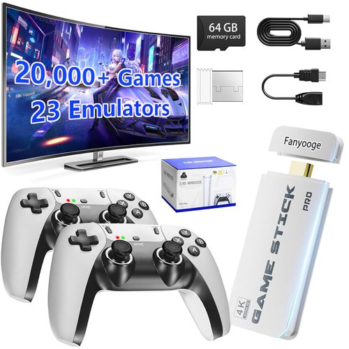 M15  Console 2.4G Dual Wireless Controller Game Stick 4K 20 Video Game Sticks