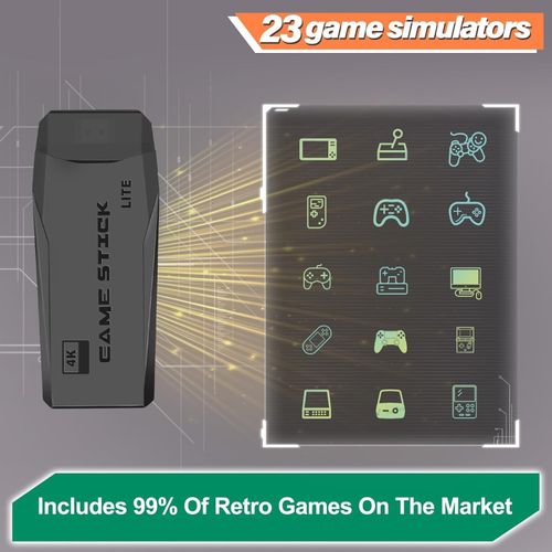 New Retro Gaming Console & Game Stick Pro - 20,000+ Classic Video Games M8