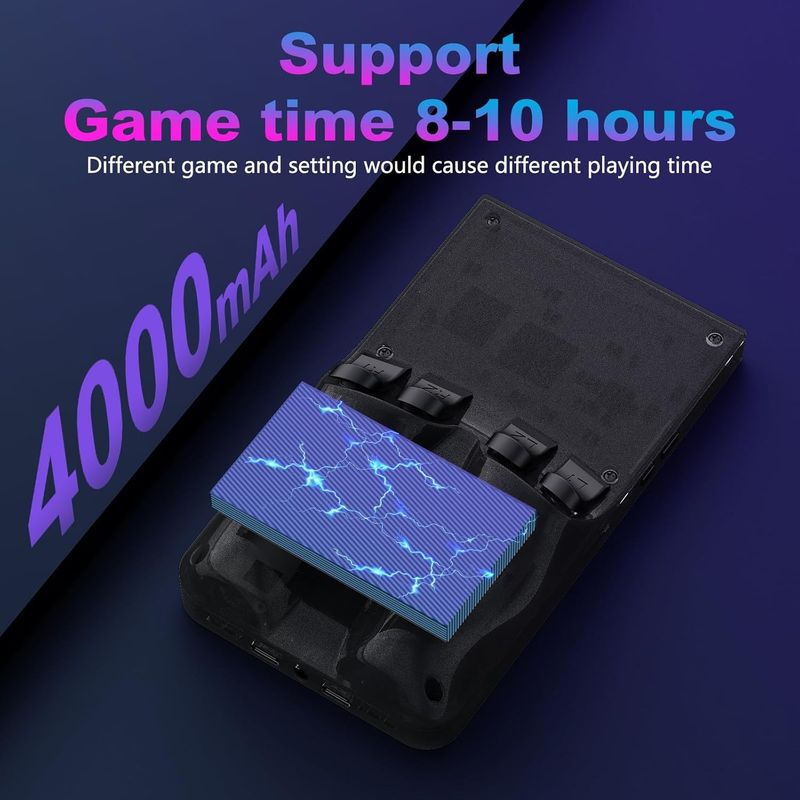 R36MAX Retro Handheld Game Console, 4.0 Inch 720x720 IPS Screen