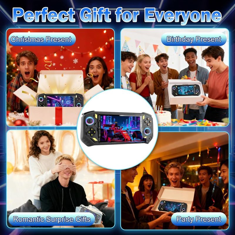 RG56PRO Retro Video Game Console Portable Console with 5.5 Inches IPS Screen 128G