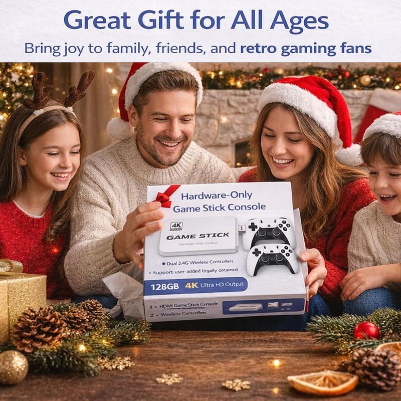 M15  Console 2.4G Dual Wireless Controller Game Stick 4K 20 Video Game Sticks