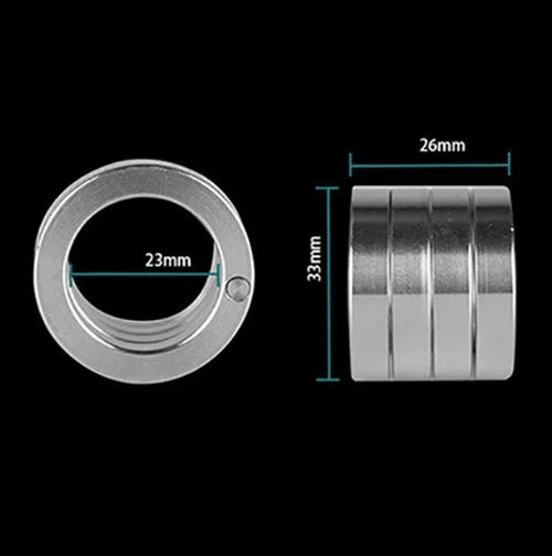 Stainless Steel Outdoor Rotatable Folding Ring (4 pack)