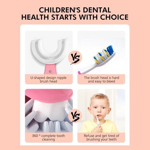 🔥 Last Day Promotion 50% OFF) U-shaped children's toothbrush