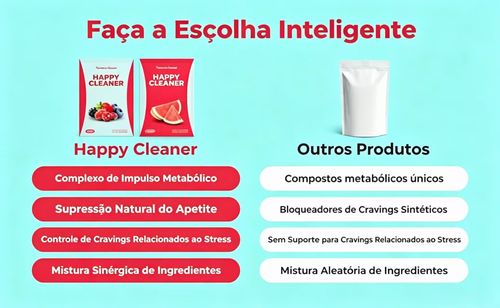 Happy Cleanse - Superalimento em Pó-Probióticos-Enzimas Digestivas-Moringa - Promove a saúde intestinal - Reforça a imunidade, Saúde Alimentar