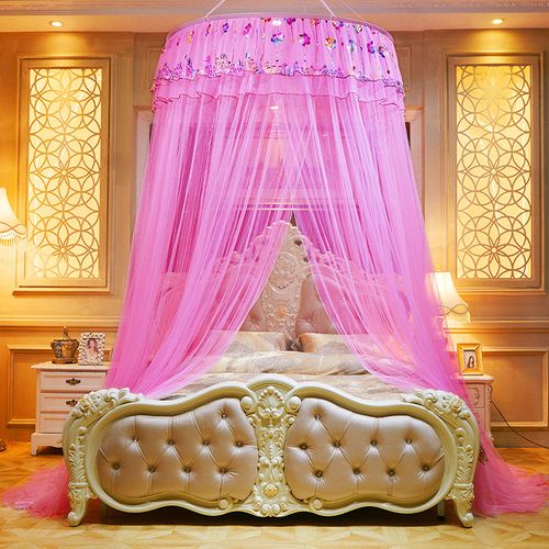 New hanging round floor-length lace insect-proof mosquito net